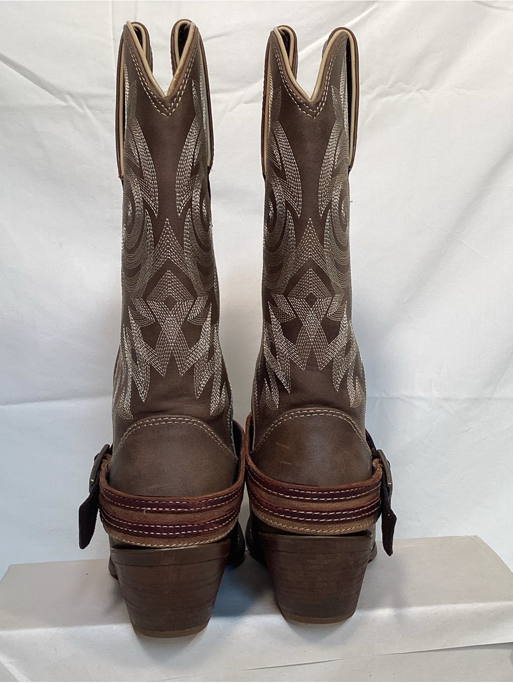 Durango Crush Women’s Flag Western Cowboy Boots Brown Khaki Size 8 - Picture 10 of 16
